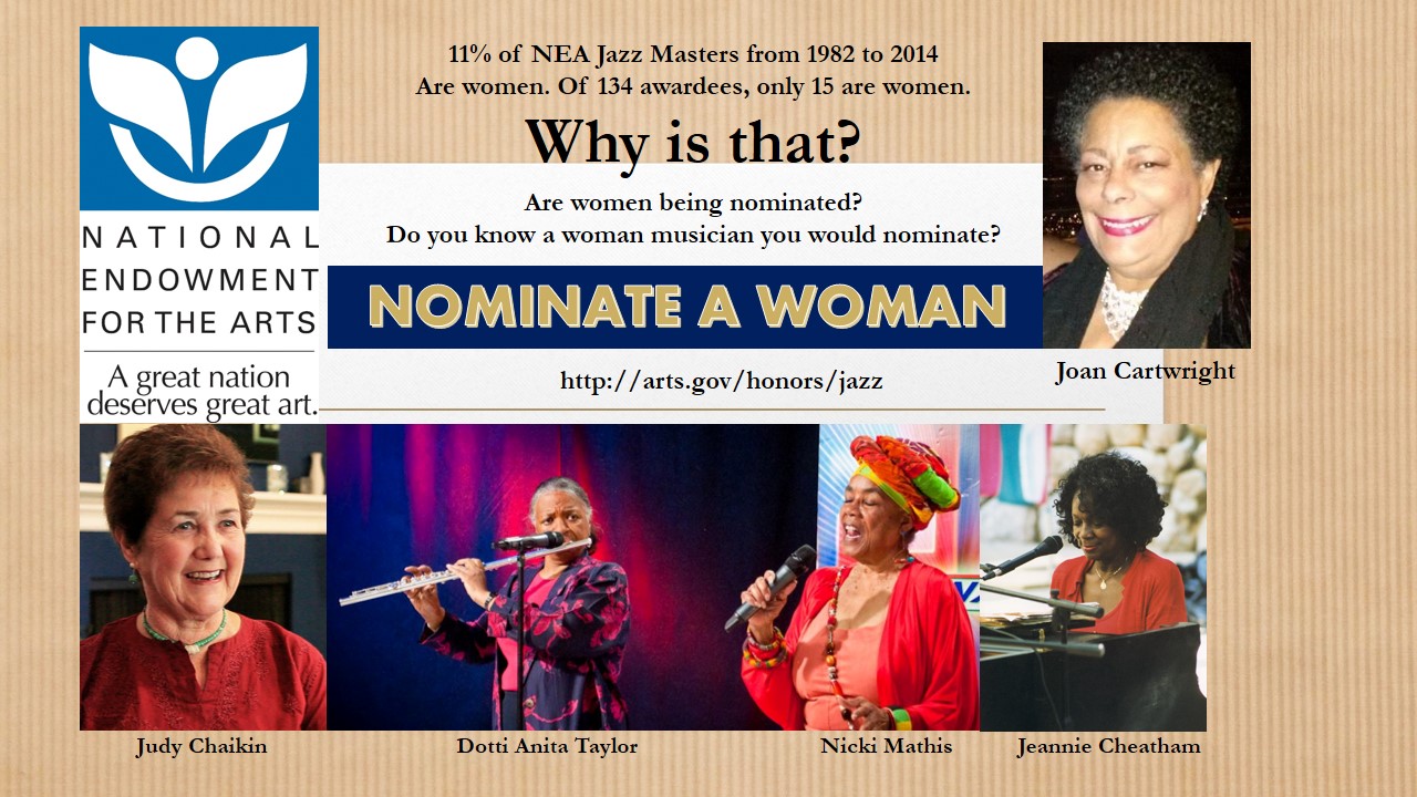 NOMINATE A WOMAN!